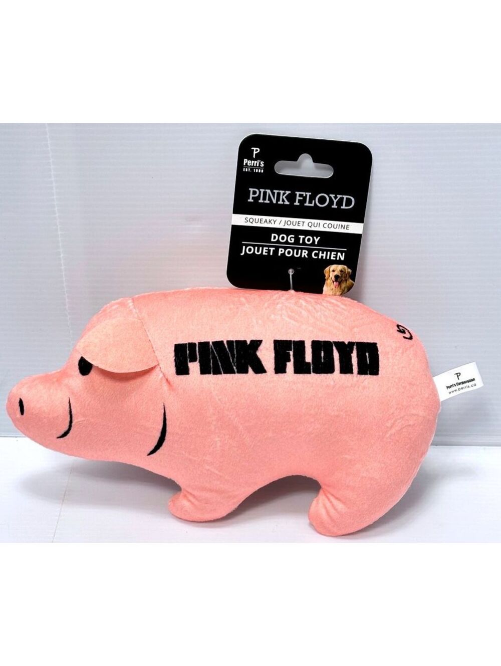 Pink Floyd Pig Squeaky Plush Pig Dog Toy